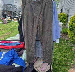 GAP Olive Drawstring Jogger Pants